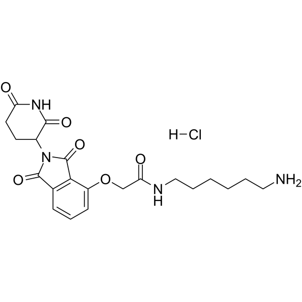 Thalidomide-O-amido-C6-NH2 HCl 2376990-31-5